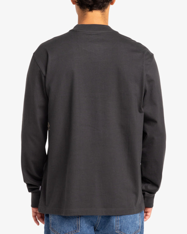 Camiseta RVCA Scorcheds Lands Washed Black