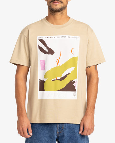 Sudadera RVCA Scorched Lands Camel