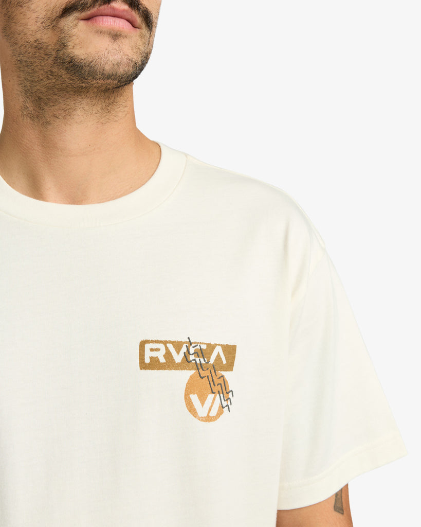 Camiseta Rvca Desertscape Antique White