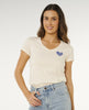 Camiseta Rip Curl Heart V Neck Bone