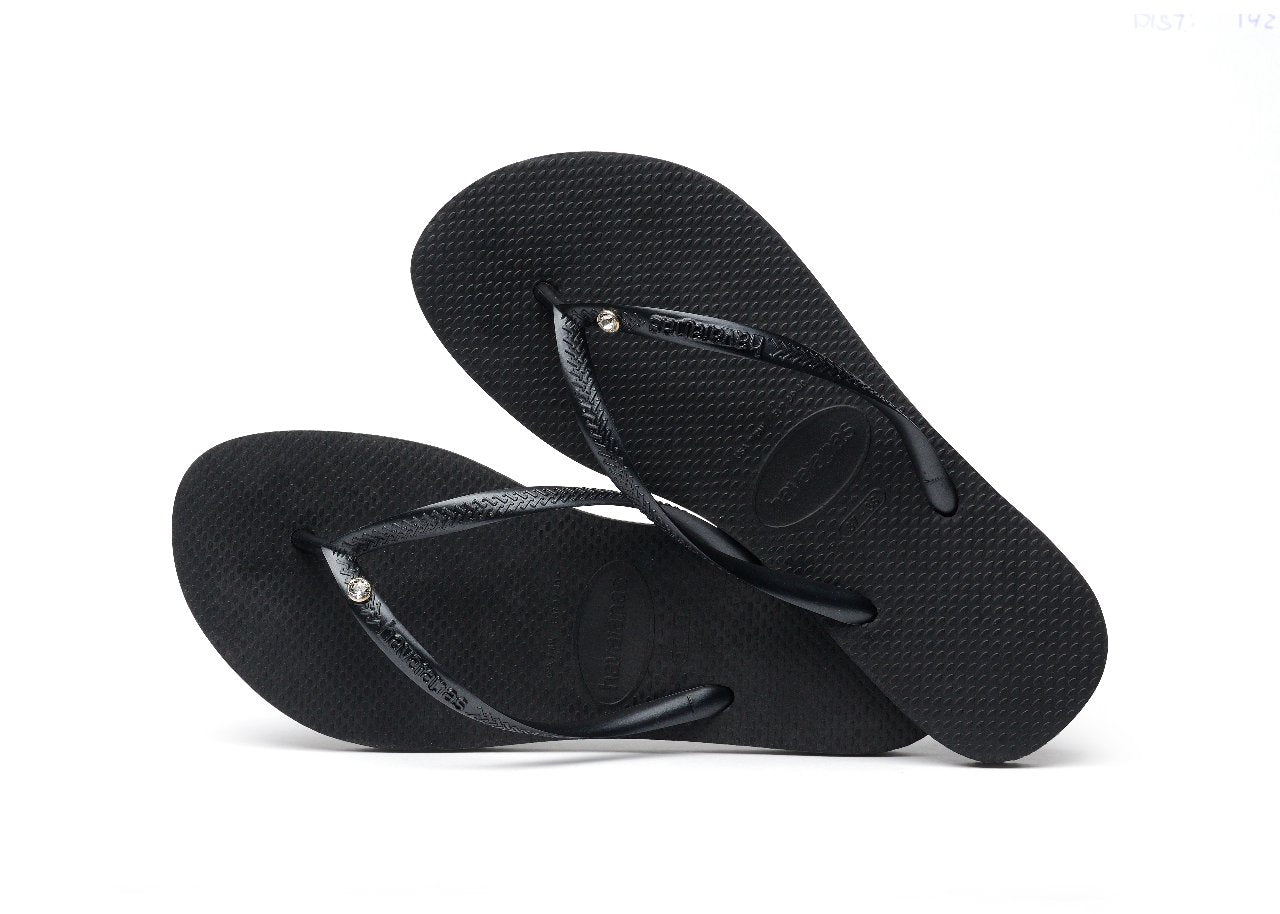 Chanclas Havaianas Slim Crystal Black