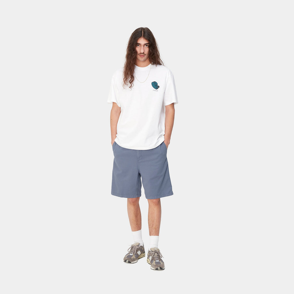 Bermudas Carhartt Wip Flint Short Bay Blue