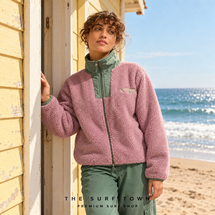 Forro Polar Billabong Mountain Life Sea Fog