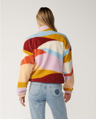parte trasera del forro polar rip curl retro swell multicolor 