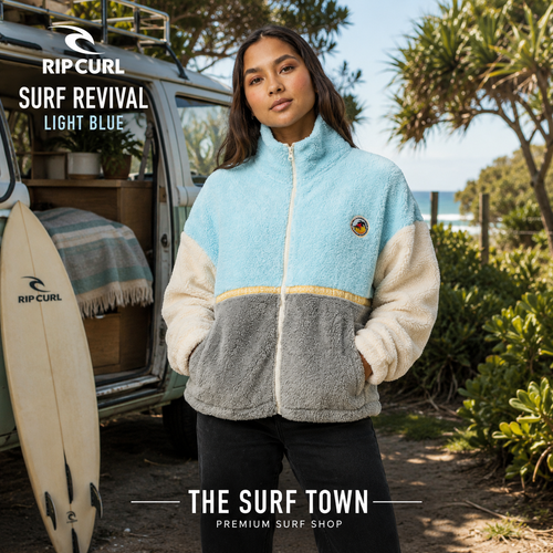 Forro Polar Rip Curl Surf Revival Light Blue