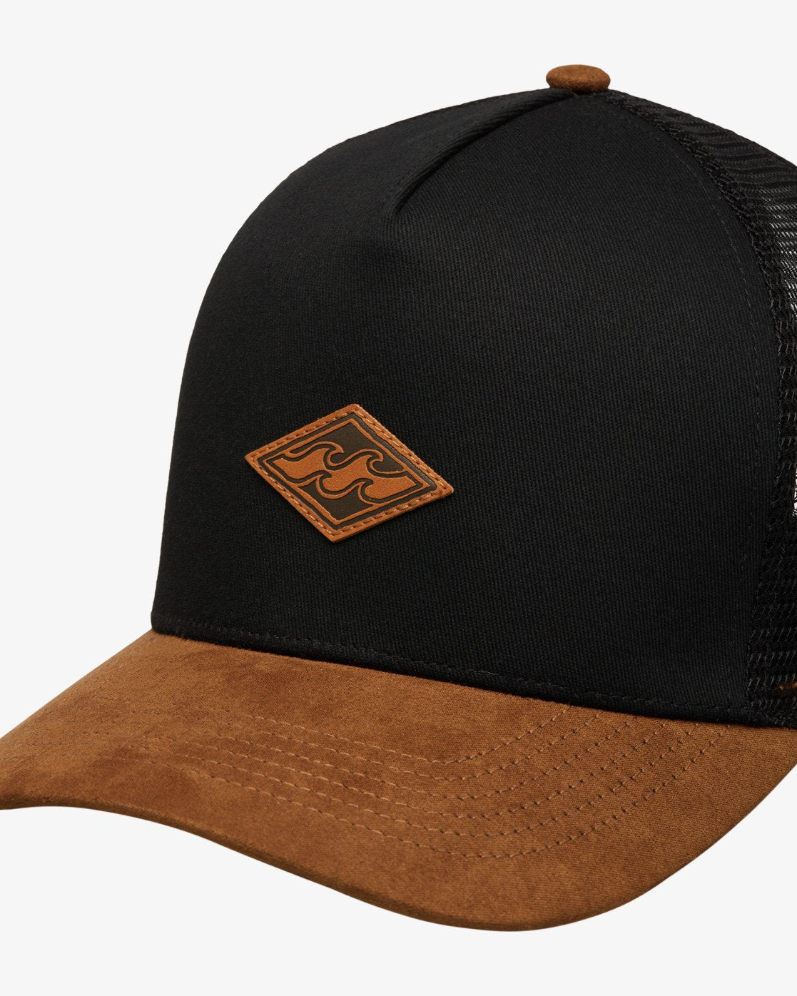 detale delantero del parche de la Gorra Billabong Diamond Black
