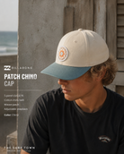 Gorra Billabong Patch Chino beige y azul estilo surf lifestyle premium