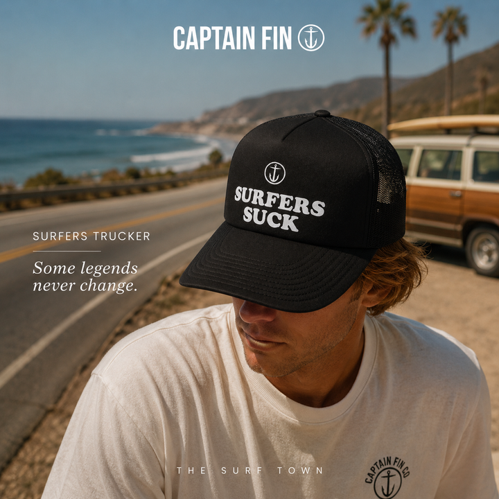 Cap Captain Fin Surfers Trucker