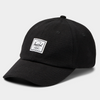Gorra Herschel Sylas Classic Cap Black negra con etiqueta frontal y cierre ajustable strapback