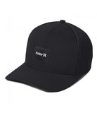 Gorra Hurley Warner Trucker Black negra estilo trucker con rejilla y logo frontal