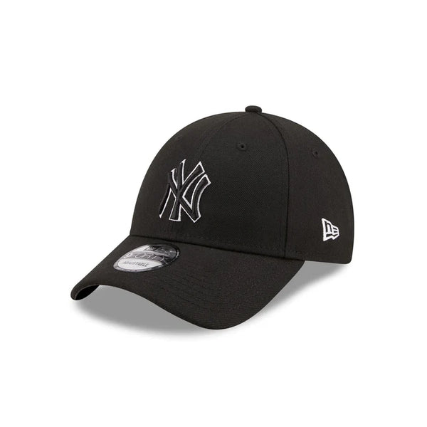 Gorra New Era League Basic NY Black Outline
