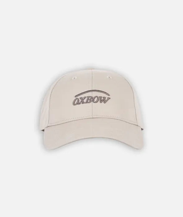 Gorra Oxbow Elini Rock beige con logo bordado frontal estilo surf