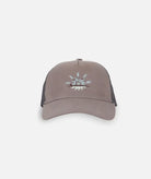 Gorra Oxbow Sandbar Driftwood trucker marrón con malla trasera y cierre ajustable estilo surf