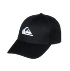 Gorra Quiksilver de color negro con logo bordado en color blanco