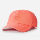 Gorra Rip Curl Search Icon Cap Bright Coral coral con logo bordado y cierre ajustable strapback