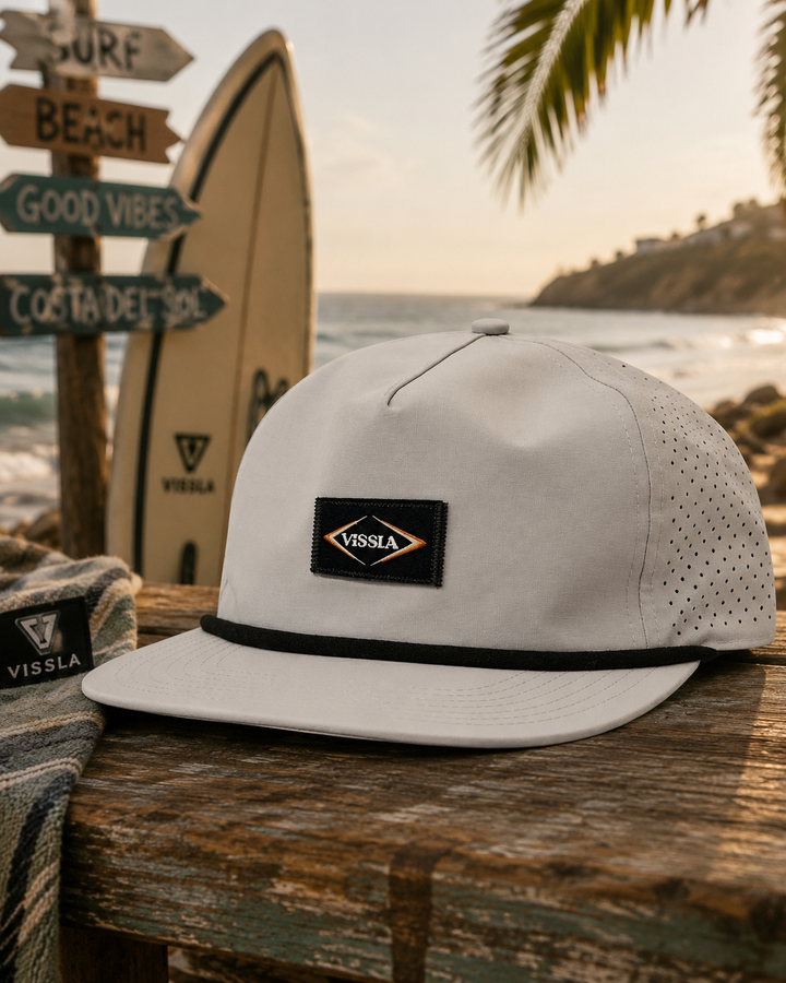 Vissla Lay Day 2 Hybrid Trucker Cap Steel