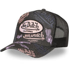 fotografia de gorra con dutch cafe 07 de color gris con logos de la marca de colores