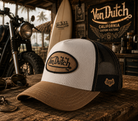 Gorra Von Dutch CAS1 Cafe trucker con estilo motero surfero vintage premium