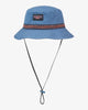 Gorro Billabong Boonie Real Teal azul con cordón ajustable estilo surf outdoor hombre