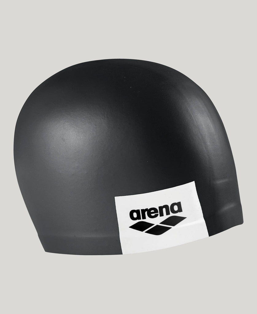 gorro de natacion de silicona de color negro de la marca arena