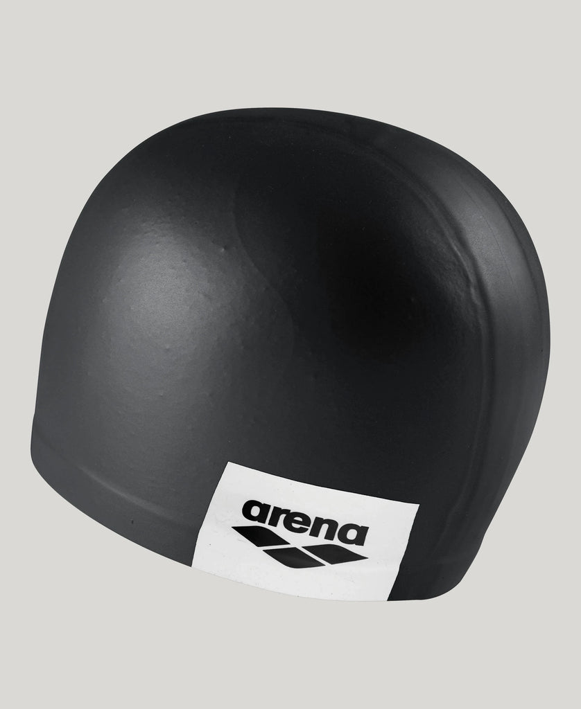 gorro de natacion de silicona de color negro de la marca arena