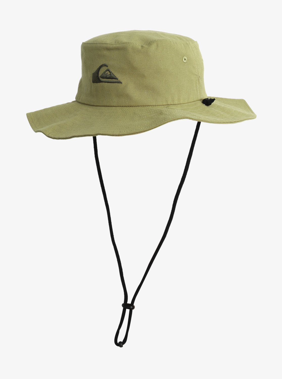 Gorro QUIKSILVER Bushmaster Khaki tipo bucket hat con cordón ajustable estilo surf hombre