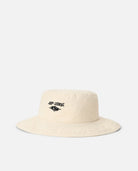 Sombrero Rip Curl UPF Premium Surf Bone Black tipo bucket con protección solar para surf, playa y actividades outdoor