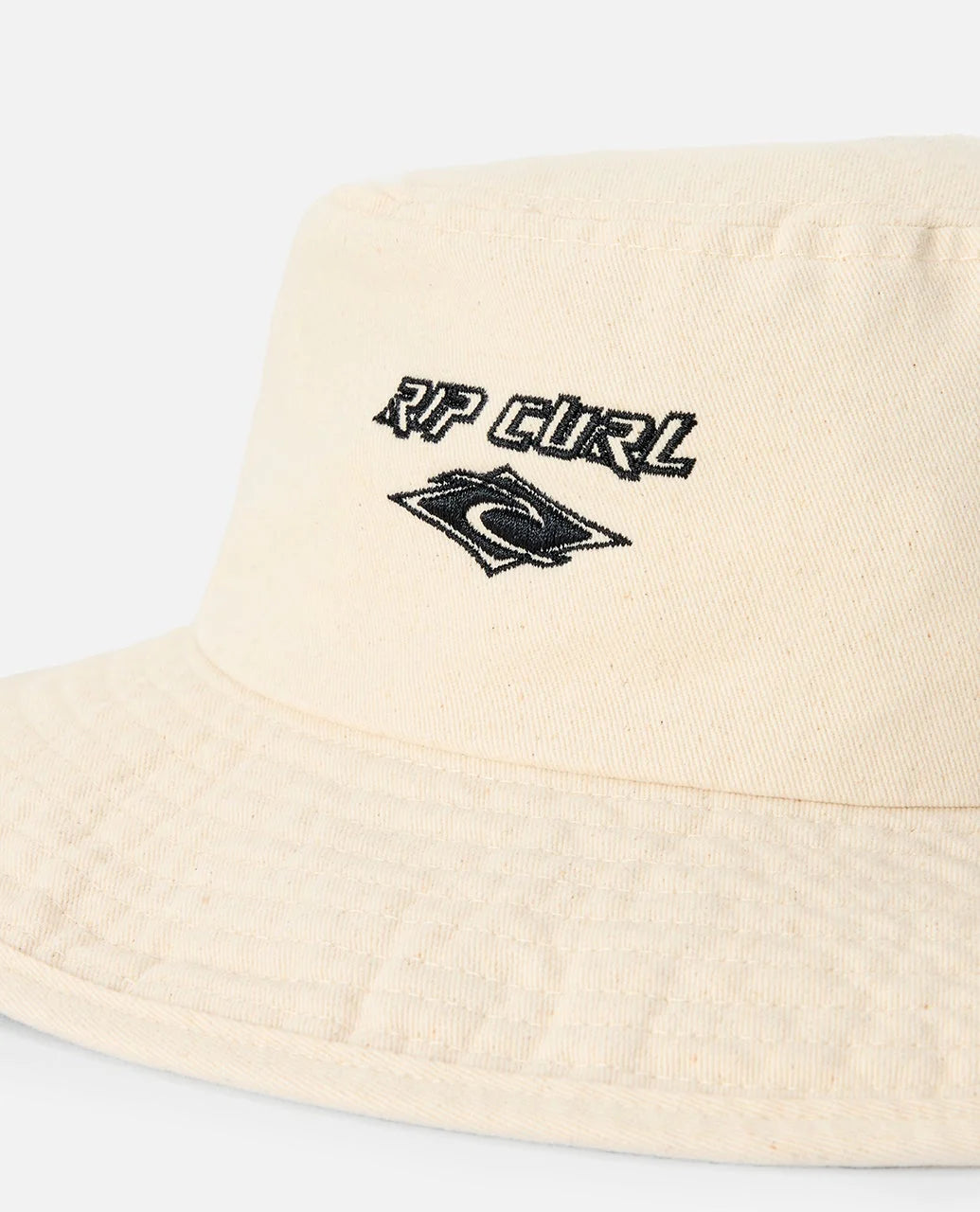 Sombrero Rip Curl UPF Premium Surf Bone Black tipo bucket con protección solar para surf, playa y actividades outdoor