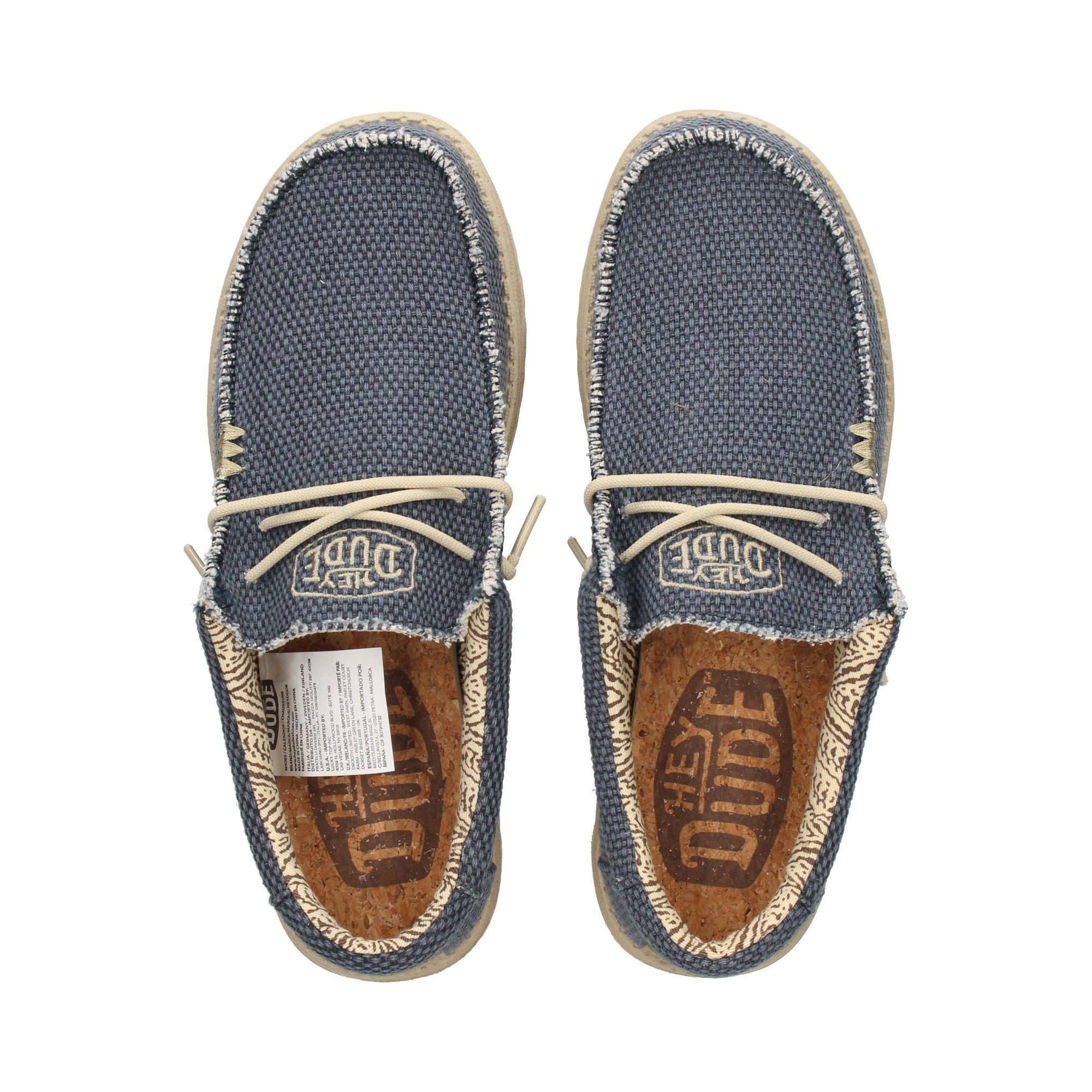 Zapatillas Hey Dude Wally Braided Blue NIght