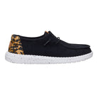 HEYDUDE Wendy Wildcat Black Leopard de mujer, vista lateral derecha