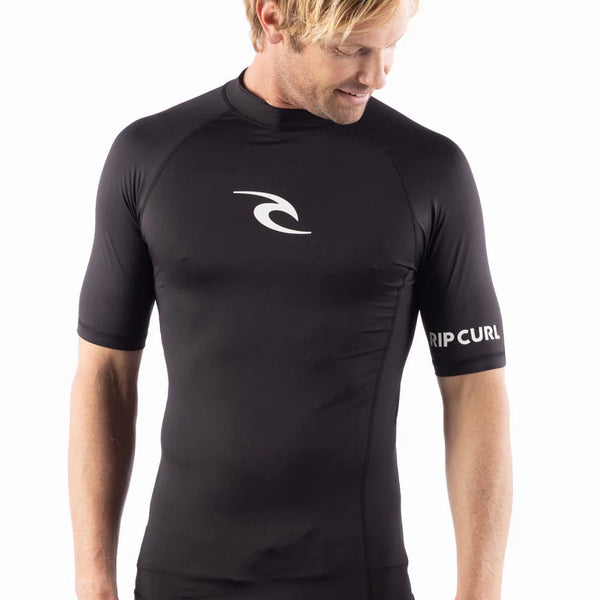 Licra Rip Curl Amazon Tight Fit Rash Black