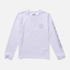 Licra SALTY CREW Tippet Boys Sunshirt White niñ@ camiseta surf manga larga UPF 50