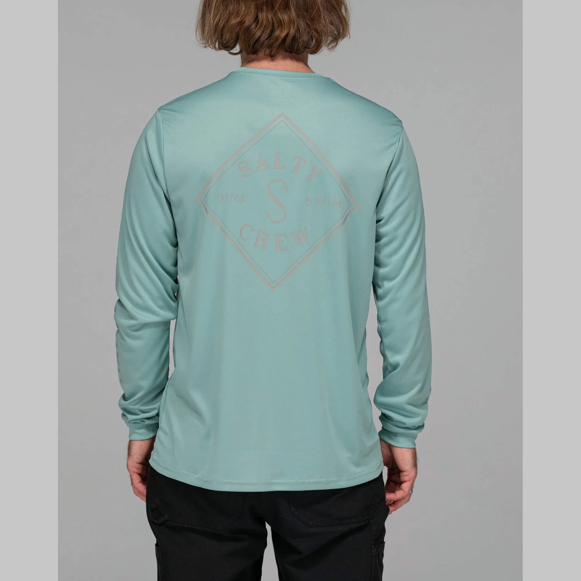 Licra SALTY CREW Tippet Sunshirt UPF50 Mackerel camiseta surf manga larga proteccion solar