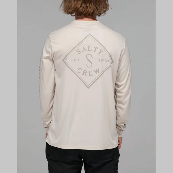 Licra Salty Crew Tippet Sunshirt UPF+50 Natural