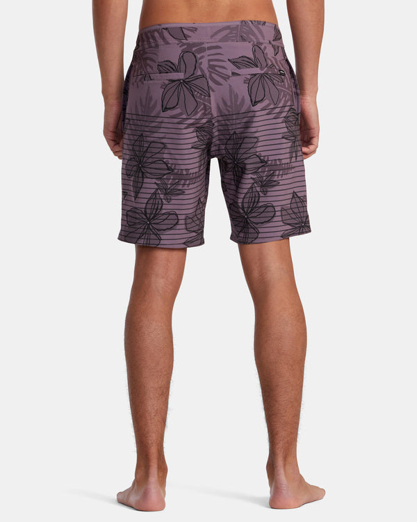 Bañador Rvca VA Curren Caples Lavender Floral