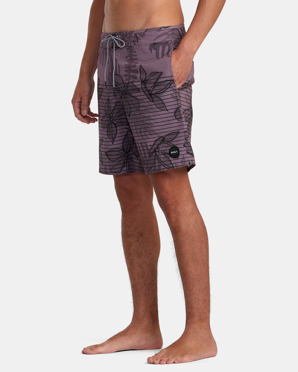 Bañador Rvca VA Curren Caples Lavender Floral