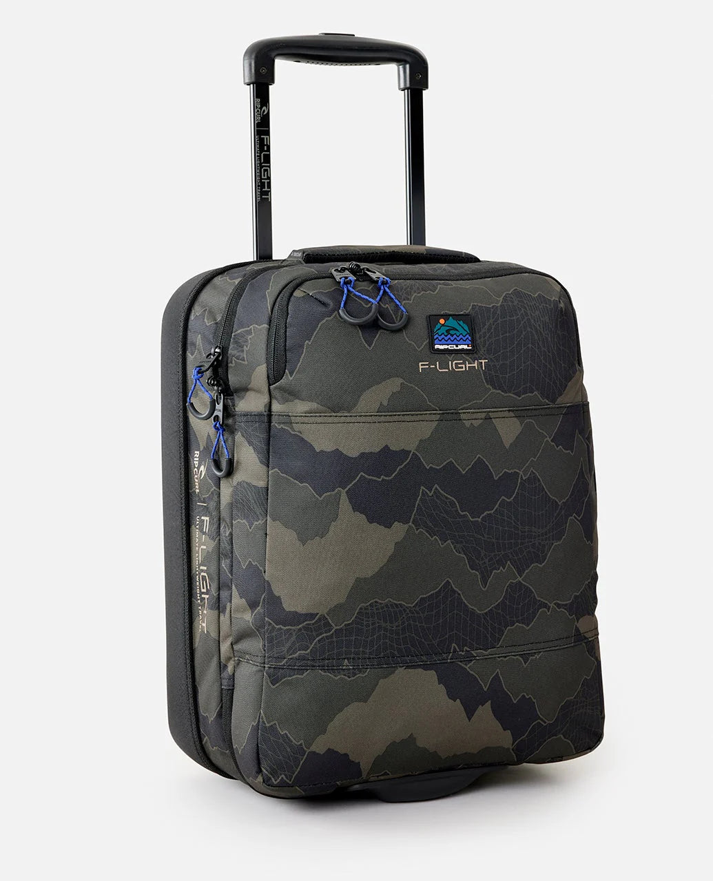 Maleta de viaje RIP CURL F-Light Global 30L Search Cam con ruedas y asa telescópica estilo camuflaje equipaje de cabina