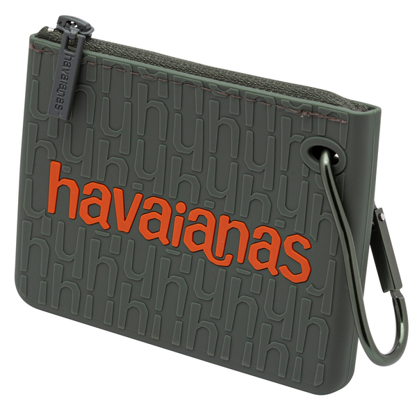 Monedero Havaianas Logomania Carabiner Green Olive