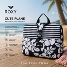 Neceser Roxy Cute Plane Anthracite The Mo en fotografía editorial propia de THE SURF TOWN con estilo beach lifestyle premium y luz solar intensa