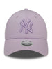 Gorra New Era NY Women Essential Logo Malva