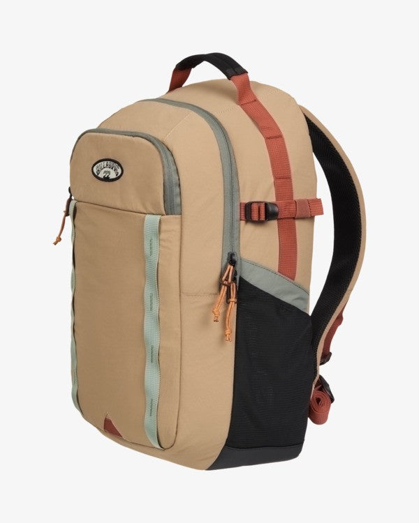 Mochila Billabong Daily Quest 27L Khaki - lateral