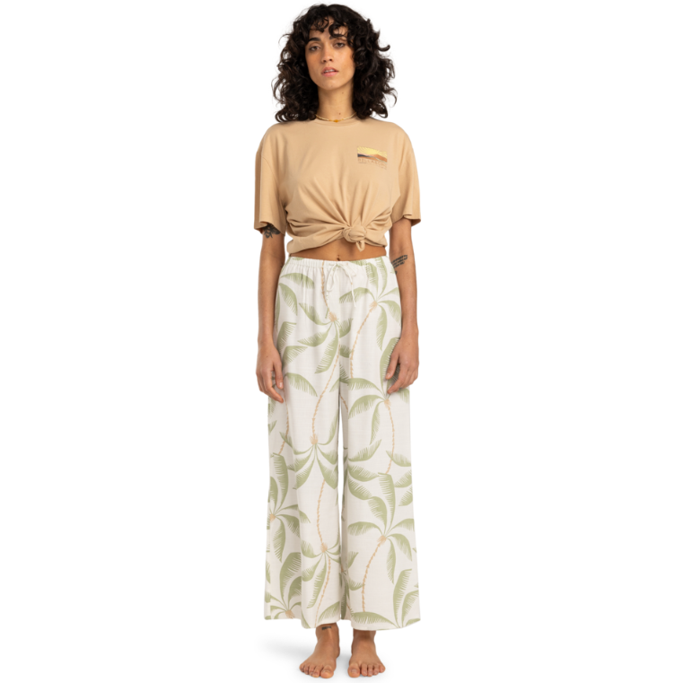 pantalon BILLABONG mujer Beach Spirit Salt Crystal pantalon largo tropical verano estilo surf
