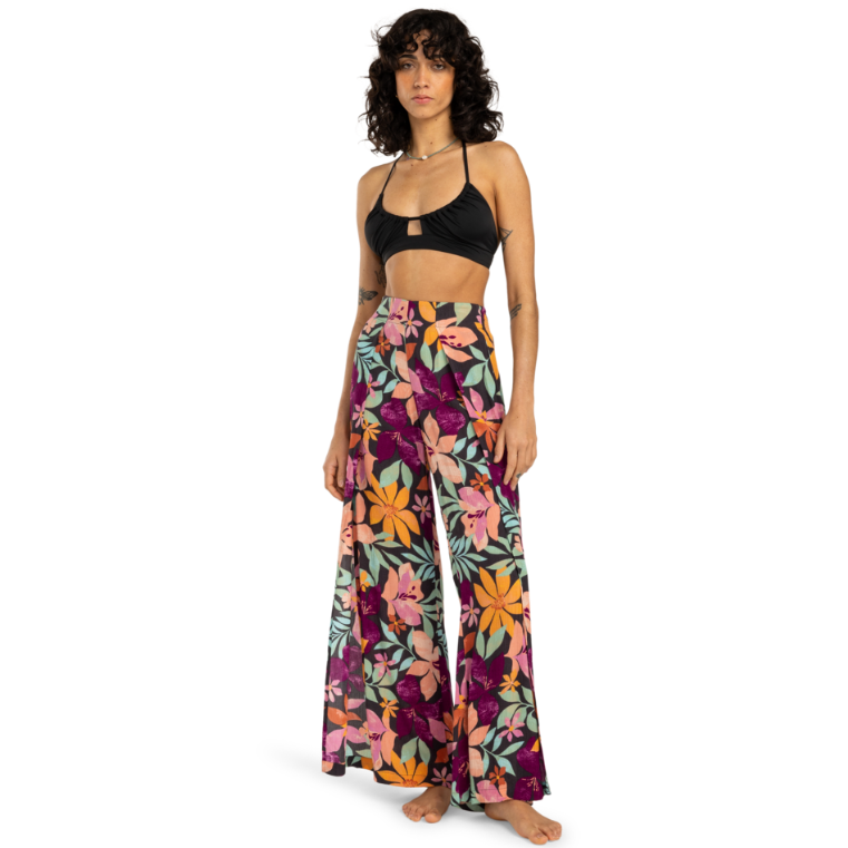 pantalon BILLABONG mujer Split Spirit Night Tropical pantalon largo tropical verano estilo surf