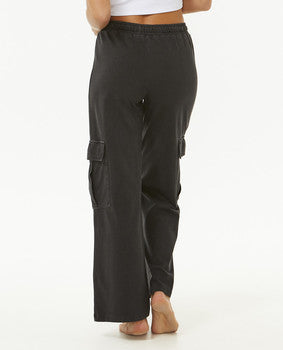 Pantalones Rip Curl Block Party Track Cargo Washed Black