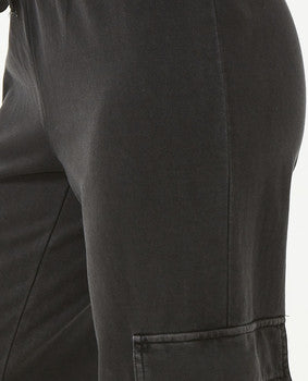 Pantalones Rip Curl Block Party Track Cargo Washed Black