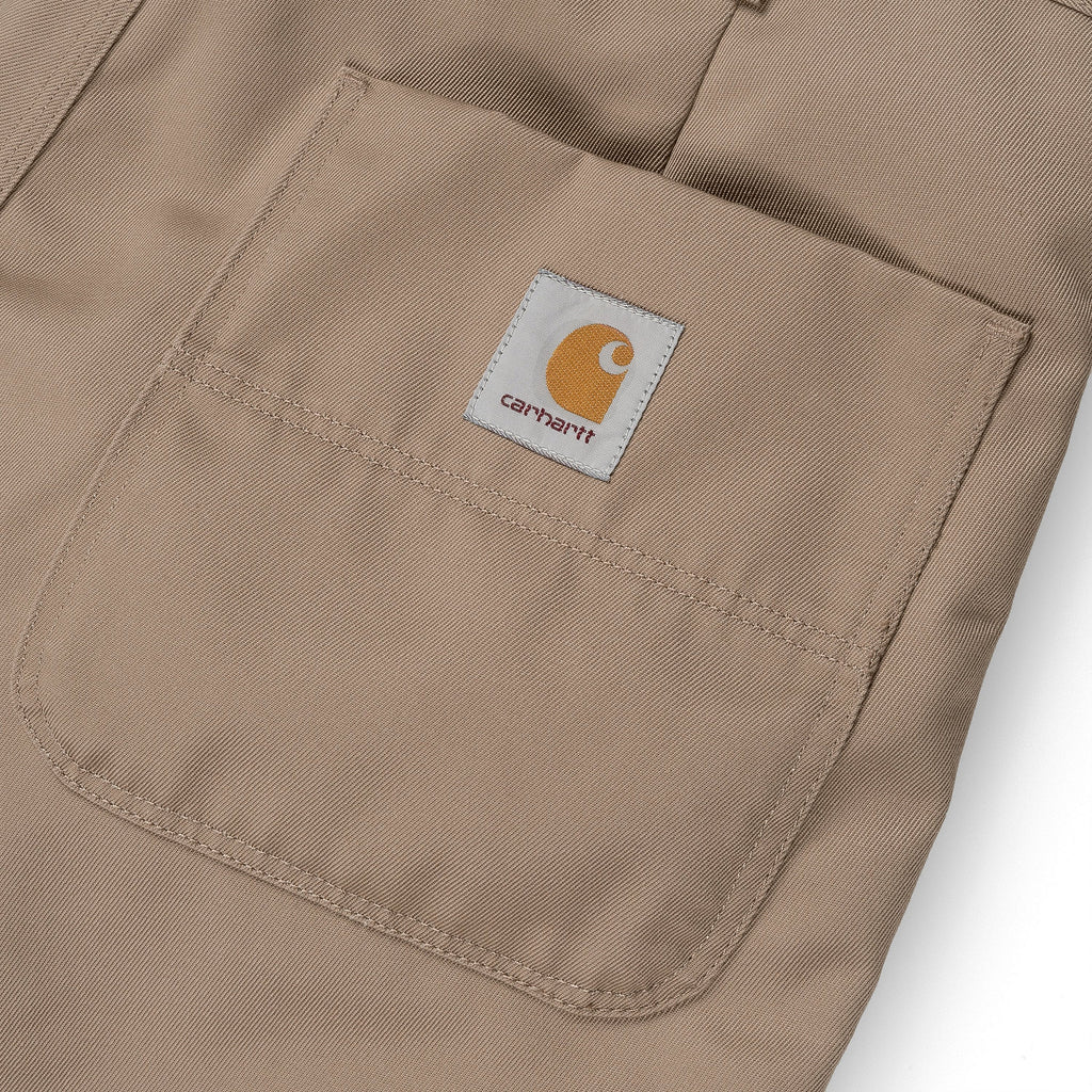Pantalones Carhartt Wip Abbott Pant Leather Rinsed