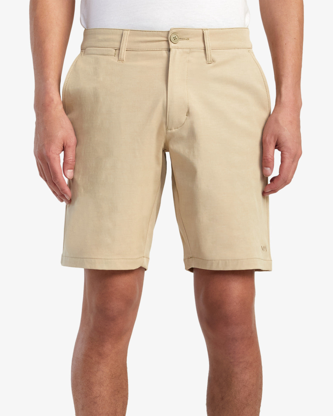 Pantalones híbridos RVCA Back In Khaki hombre bermudas color beige estilo surf secado rápido