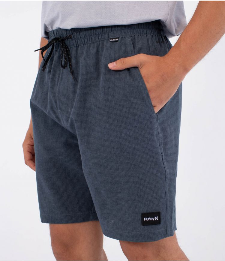 Pantalones híbridos Hurley Gym Blue 18 azul oscuro hombre cortos verano