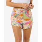 Pantalones RIP CURL Cala Vadella mujer shorts surf mujer con estampado tropical colorido