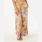 Pantalones RIP CURL Cala Vadella Multiflora mujer pantalon surf mujer estampado tropical corte ancho